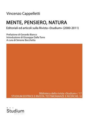 cover image of Mente, Pensiero, Natura